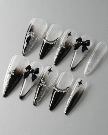 Gorgeous Gown custom press-on nails — available in multiple shapes and sizes