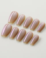 Aurora Icefire custom press-on nails — available in multiple shapes and sizes