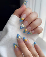 Lemon Grove custom press-on nails — available in multiple shapes and sizes