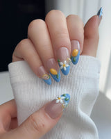 Lemon Grove custom press-on nails — available in multiple shapes and sizes