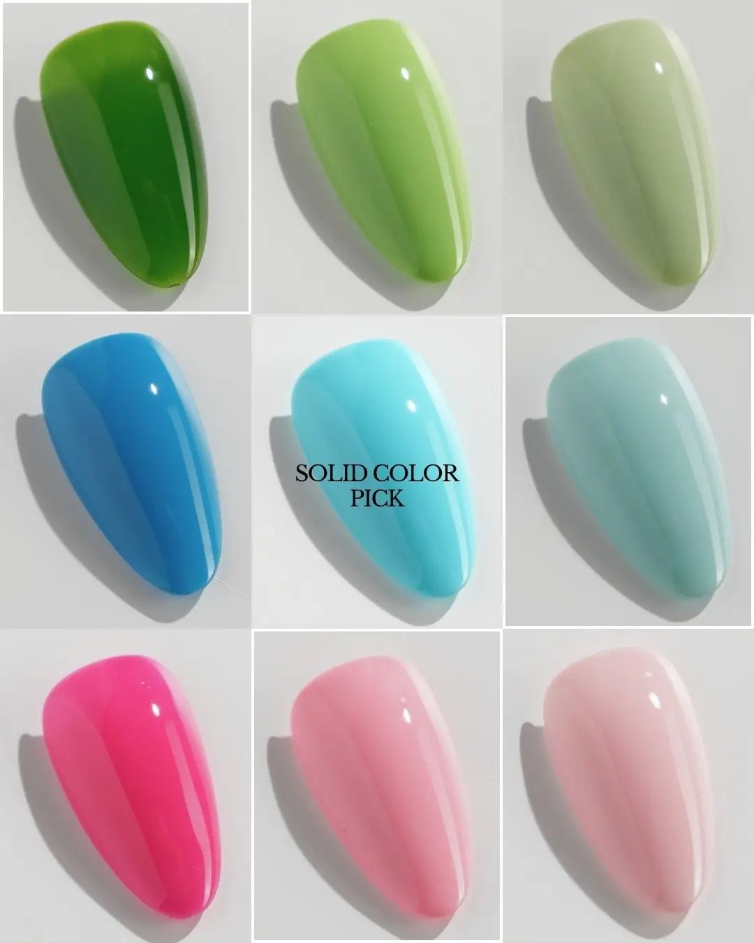 Custom Solid Color Nails — Solid Color Press-On | Joyee Nails