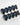 Dark Blue Chase Cat - eye - Joyeenails - CE041 - XS / Extra Short Almond