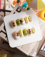 Dirty Martini Extra Short Oval press on nails, handmade custom nails by Joyeenails