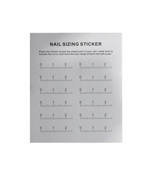 Easy Nail Sizing Sticker - Joyeenails - STCKR