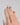 elegant nude floral nails with metallic details
