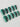 Emerald Green Nail Designs Cat-eye Nails press-on nails in short coffin shape — emerald green cat eye nails