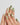 Emerald Wild press-on nails in short almond shape — Mori Monet's Garden, Hand-painted Forest Fairies & 3D Water Droplets.