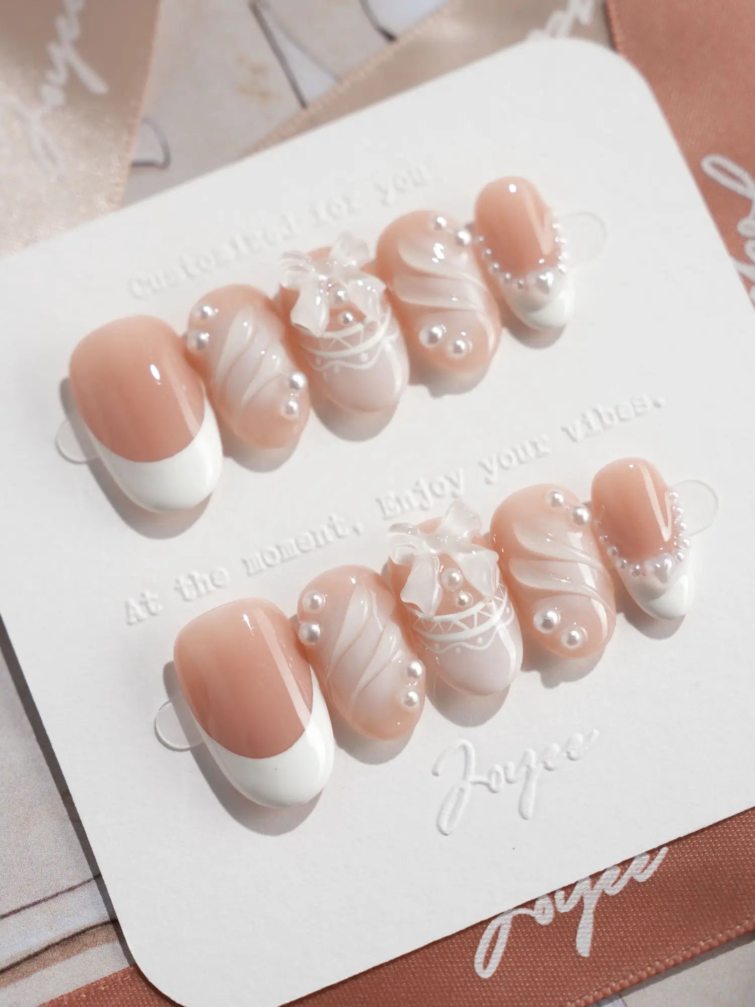 Rose Gold Nails for Your Engagement Moment