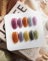 Euphoria Medium Oval press on nails, handmade custom nails by Joyeenails