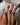 Tiger Eye Short Almond brown press on nails with brown cat eye handmade nail art - image 1