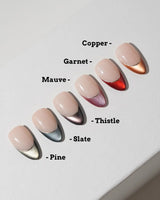 French Cat Eye Press On Nails – Handmade Magnetic Tips – 6 Shades press on nails, handmade custom nails by Joyeenails