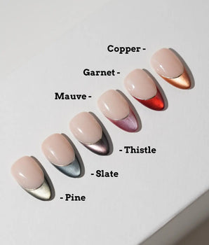 French Cat Eye Press On Nails – Handmade Magnetic Tips – 6 Shades press on nails, handmade custom nails by Joyeenails