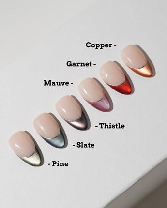 French Cat Eye Press On Nails – Handmade Magnetic Tips – 6 Shades press on nails, handmade custom nails by Joyeenails