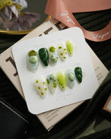 Frog Dodo short stiletto press-on nails