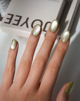 Fruit Cat Eye Press On Nails – Handmade Magnetic Velvet – 5 Colors press on nails, handmade custom nails by Joyeenails