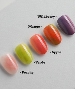 Fruit Marble Press On Nails – Handmade Watercolor Marble – 5 Shades press on nails, handmade custom nails by Joyeenails