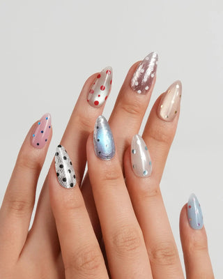 Gelato Dot press-on nails by Joyee Nails