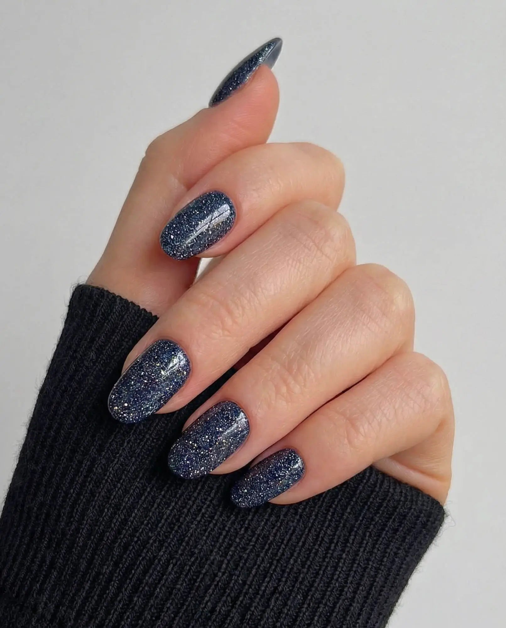 Glitter Glitz Navy - M / Extra Short Coffin Glitter Glitz Navy - M / Extra Short Coffin