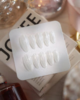 Glitter Logic·Ice press-on nails — Icy Pure White &