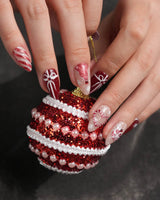 Your Gift nails — Classic Red & White by Joyee Nails
