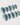 Grayish Blue Cat - eye Nails - Joyeenails - CE036 - XS / Medium Almond