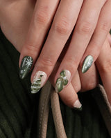 Pine Dream nails — Winter Christmas Green, 3D by Joyee Nails