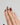 Handmade red press-on nails glossy finish