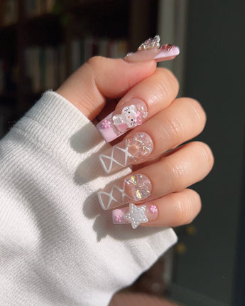 Ballet KT - Rosa Gallia (Co - Creator) 🏆 - Joyeenails - AN050 - L / Medium Square