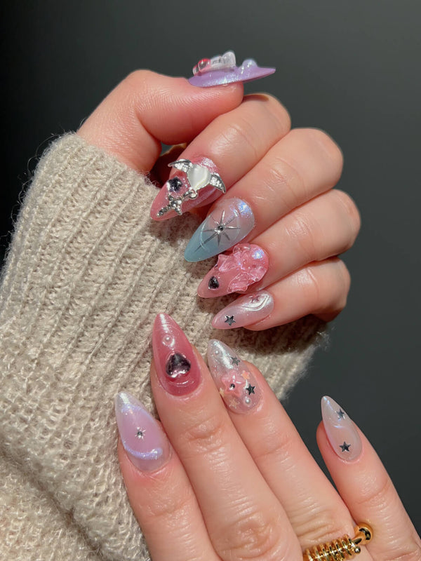 15 Ombre-Designideen für künstliche Nägel