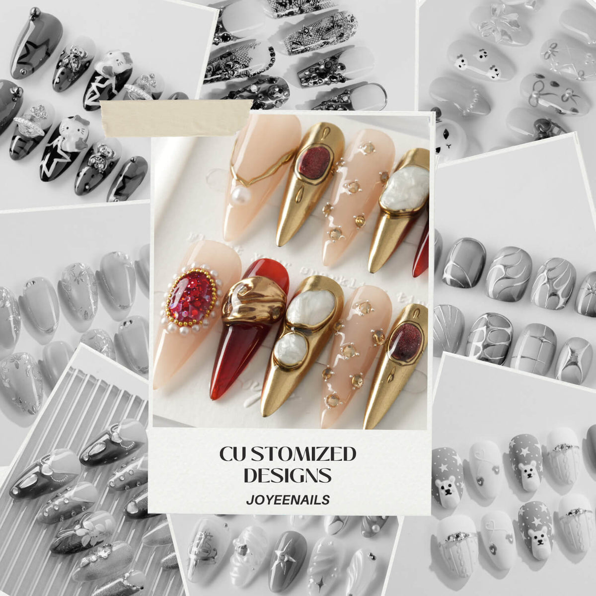 Handmade- Customized ️ - Joyee handmade press on nails
