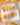 Orange fruit press-on nails with 3D citrus slices	