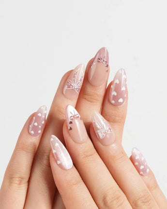 Love Letter - Joyeenails - VA007-XS / Medium Almond