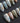 Renaissance fresco press on nails with painted angels, clouds and gold leaf