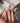 Renaissance fresco press on nails with painted angels, clouds and gold leaf