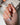 Renaissance fresco press on nails with painted angels, clouds and gold leaf