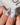 Renaissance fresco press on nails with painted angels, clouds and gold leaf