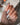Renaissance fresco press on nails with painted angels, clouds and gold leaf