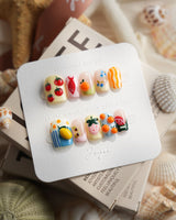 Mercato Italian market press-on nails in extra short square shape