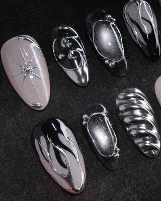 Mercury press-on nails by Joyee Nails