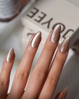 Metallic Cat Eye Press On Nails – Handmade Chrome Magnetic – 16 Colors press on nails, handmade custom nails by Joyeenails