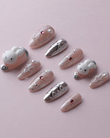 Miffy Nails YOLO press-on nails — cute nails miffy handmade nail art by Joyee Nails