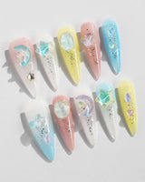 Moon Magic - Joyeenails - AN038 - XS / Long Stiletto