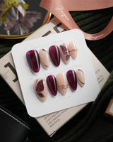 Nightcap Short Almond press-on nails