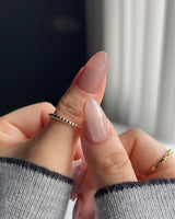 Nude Blush cat-eye press-on nails — blush pink cat eye nails handmade nail art by Joyee Nails