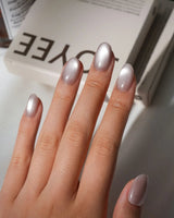 Pastel Cat Eye Press On Nails – Handmade Magnetic Velvet – 8 Colors press on nails, handmade custom nails by Joyeenails