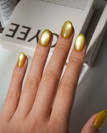 Pastel Cat Eye Press On Nails – Handmade Magnetic Velvet – 8 Colors press on nails, handmade custom nails by Joyeenails