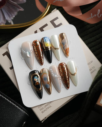 Pearl Earring Long Stiletto