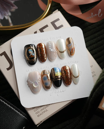 Pearl Earring Medium Oval