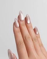 Pink Tulle press-on nails — Nude Ombre, featuring a