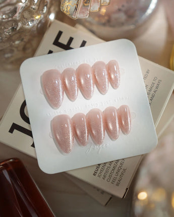 Pink Tulle nails — Nude Ombre, featuring a by Joyee Nails